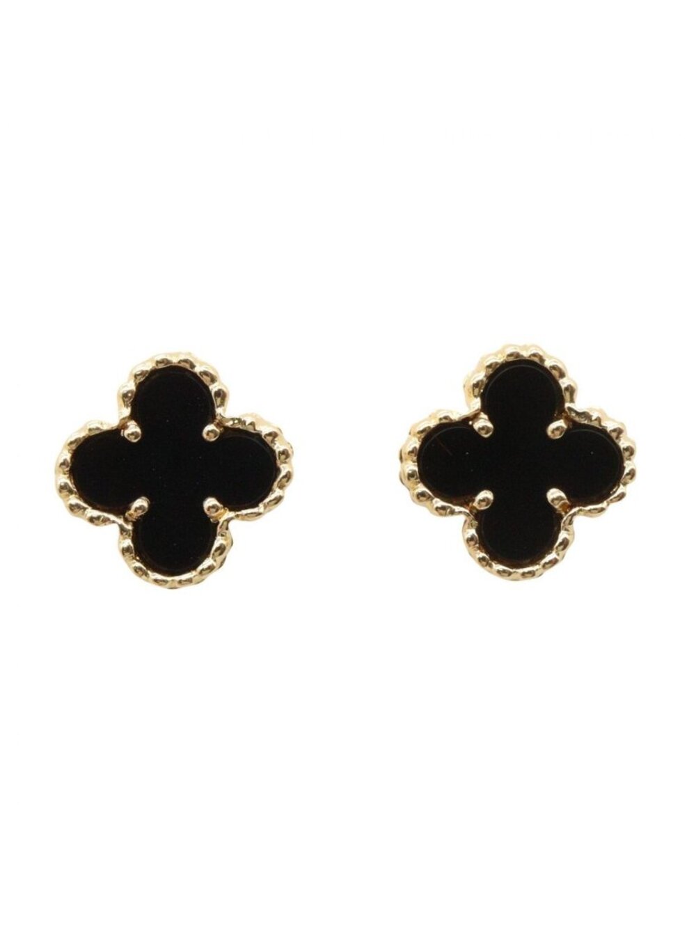 Van Cleef & Arpels Earrings Sweet Alhambra Onyx 18k